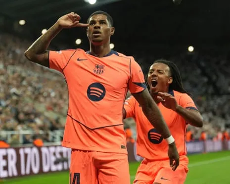 Attacker spoils the Magpies' important occasion and declares: ‘I am improving at Barcelona’