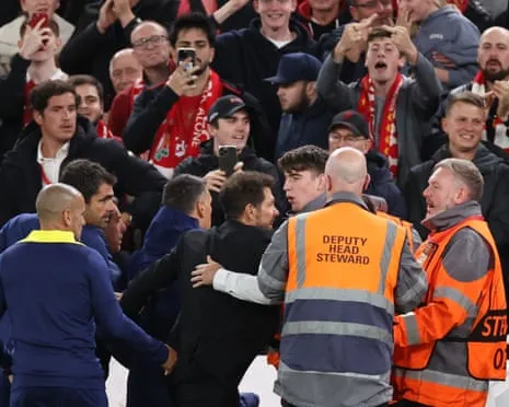 El Cholo, Liverpool's Home Ground and Some Shouting in the Workplace