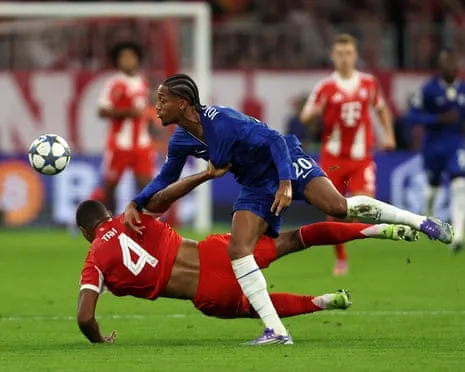 The Blues' boss explodes as Bayern Munich defender Tah escapes sending-off in Champions League setback